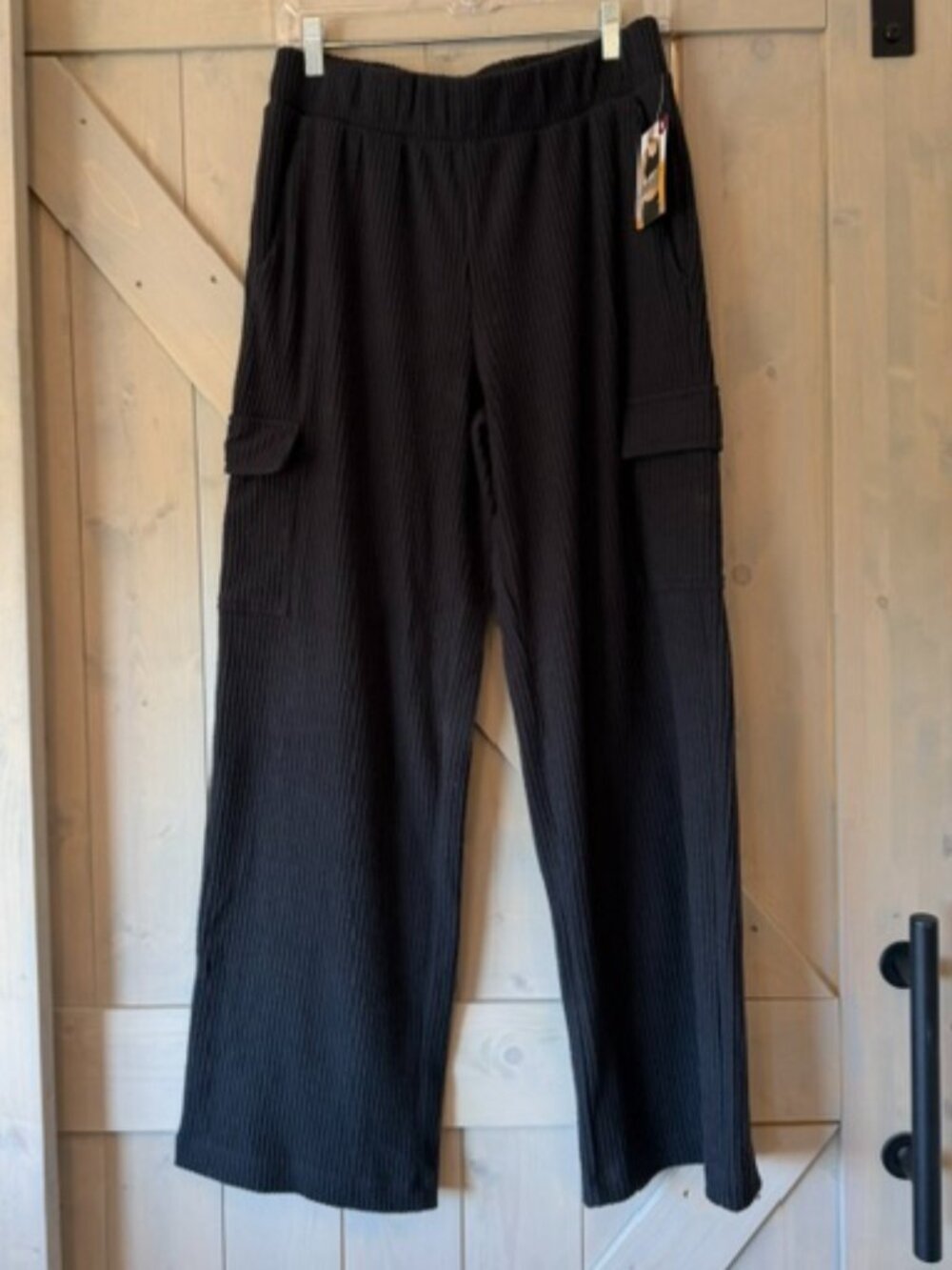 Avia Cargo Ribbed Sweatpants Womens Small oversized fit NWT 1069